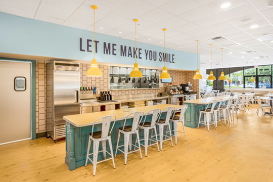 Cafe counter