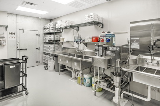 Commercial kitchen construction