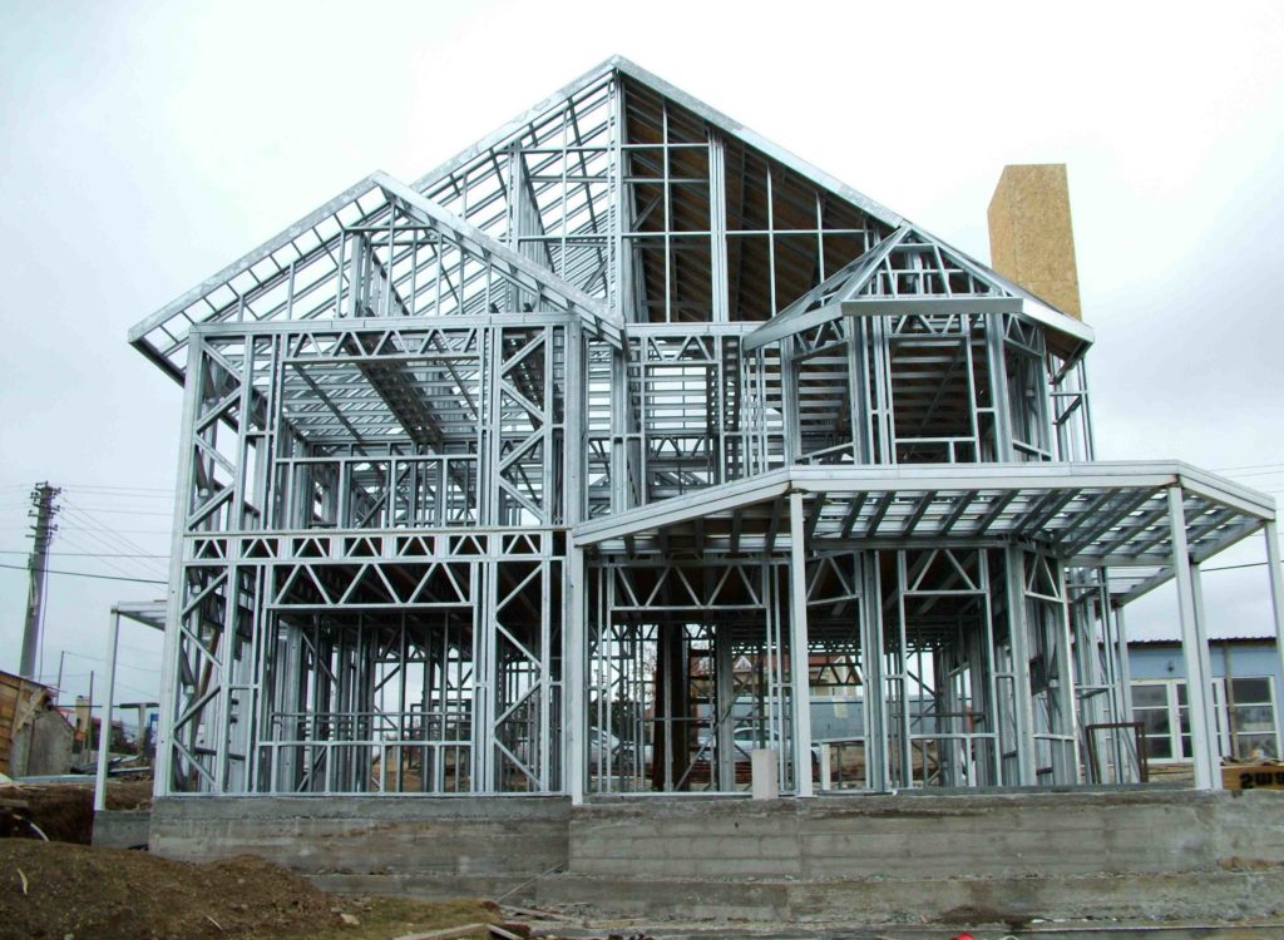 Steel frame construction